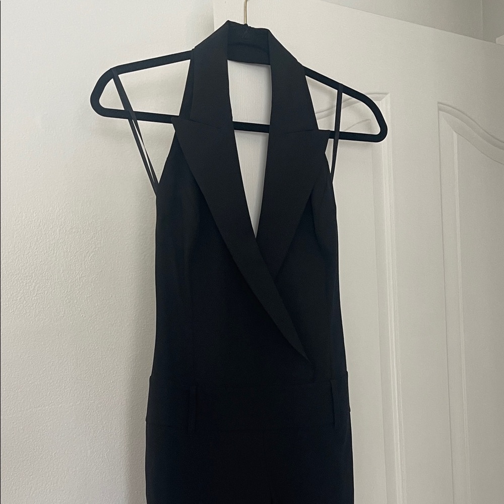 Elegant Black Halter Jumpsuit